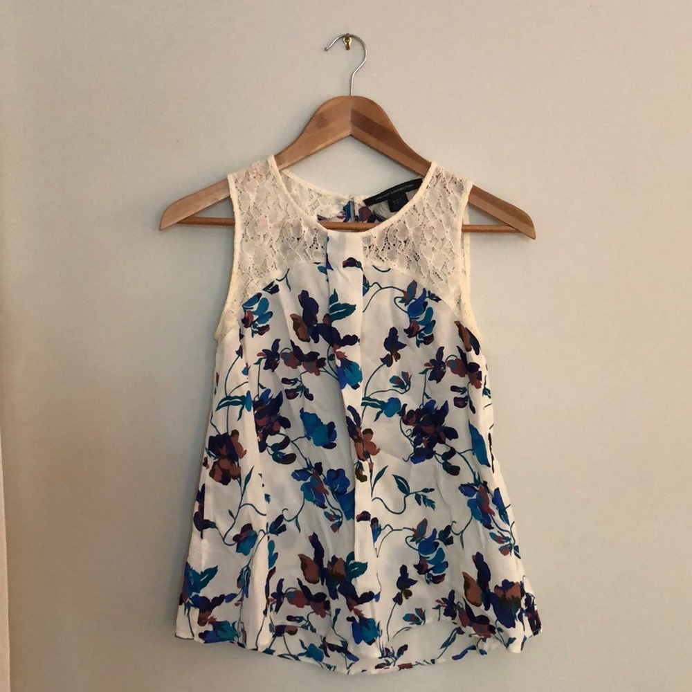 French Connection floral top size 2